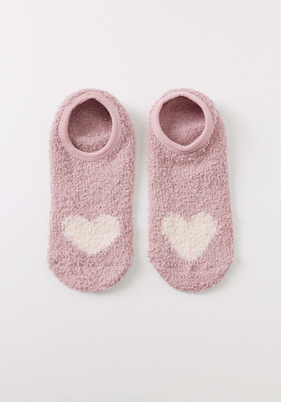 Womens Secret Invisible pink fluffy socks - Pink 1 Shaws Department Stores