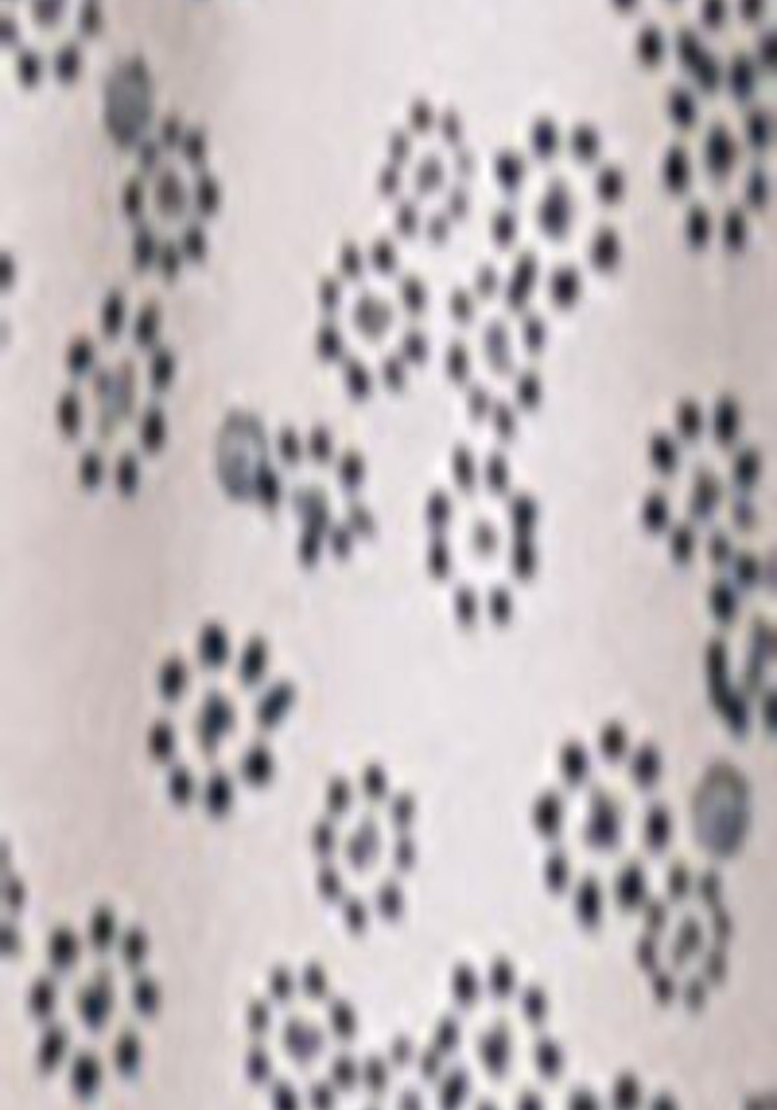 100% Cotton Floral Print Cotton Long Trousers - Blue