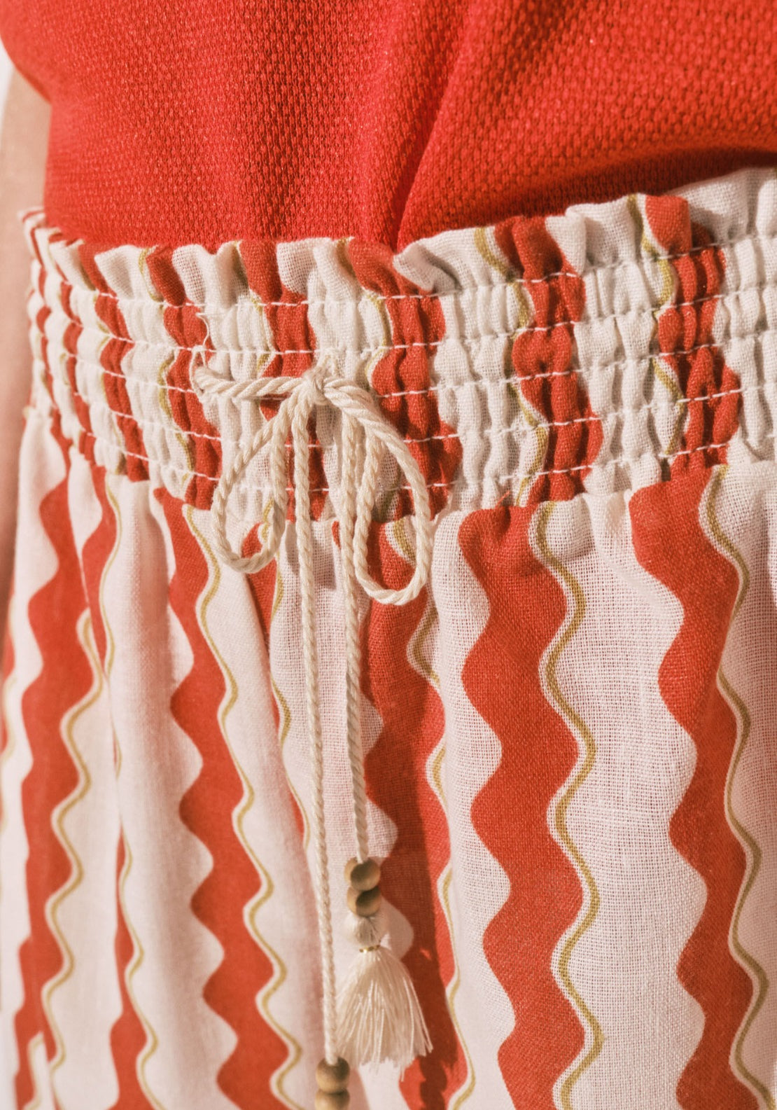 Printed Short - Red