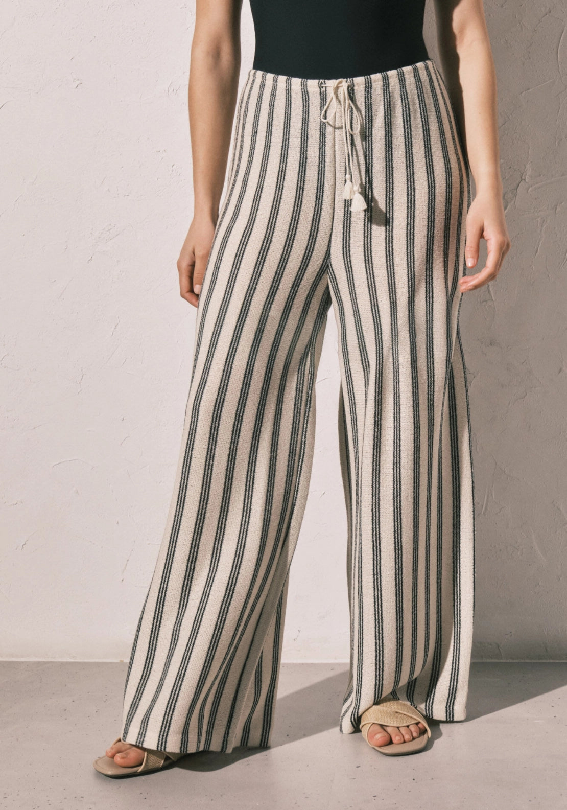 Striped Long Pyjama Bottoms - Blue