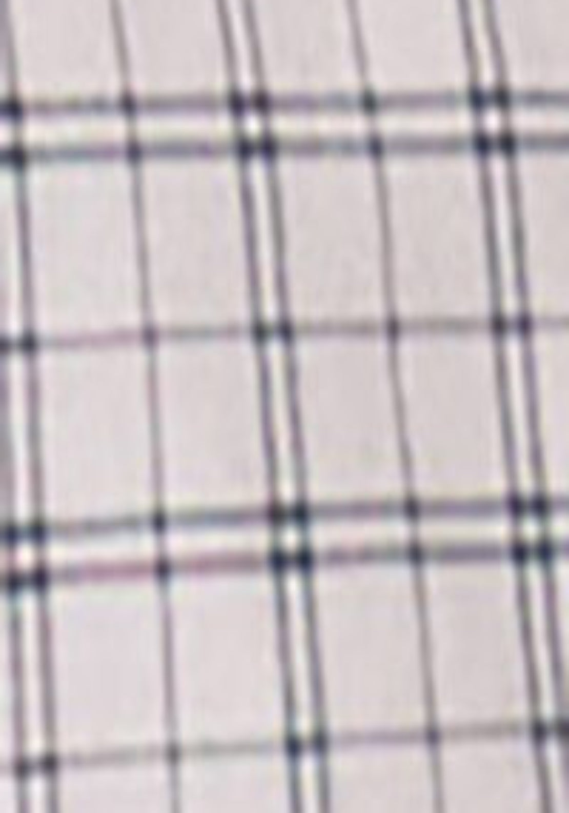 100% Cotton Plaid Classic Pyjamas - White