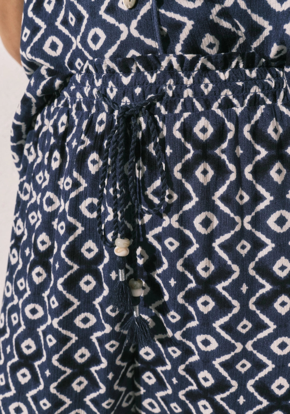 Deep Water Printed Classic Pyjamas - Blue