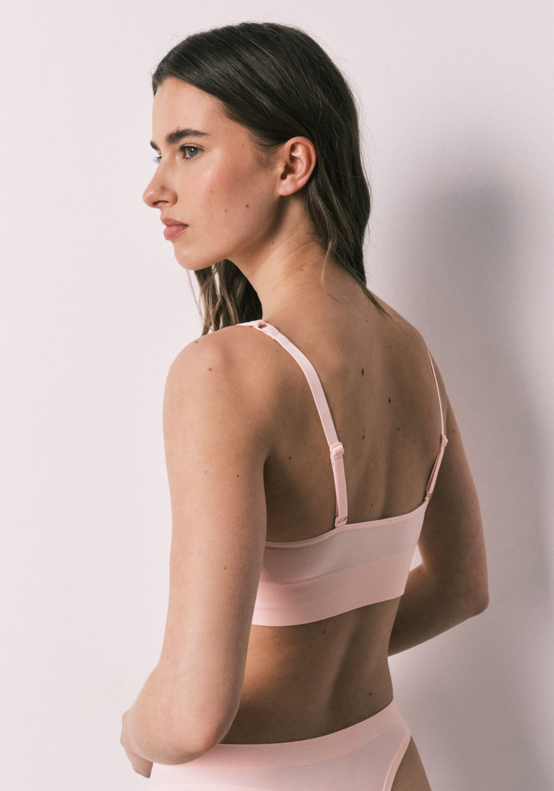 Seamless Triangle Top - Pink