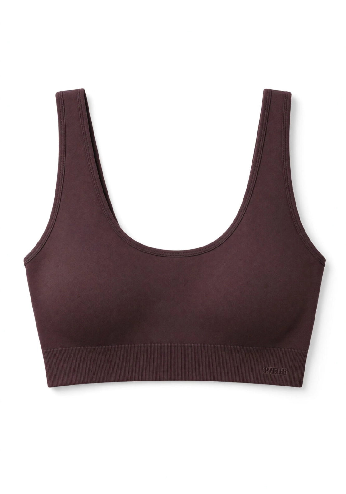 Brown Microfibre Foam Top Bra - Brown