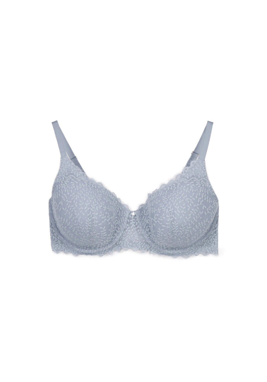 Blue Lace Padded Bra Beautiful - Blue