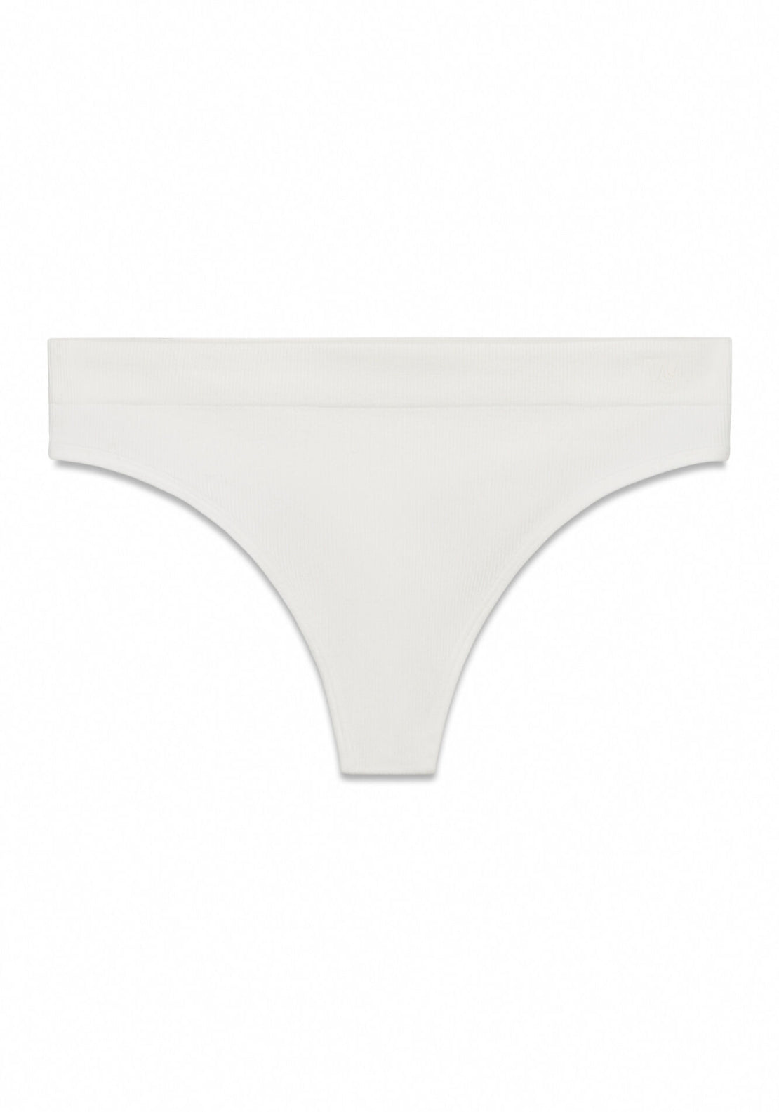 Seamless Hipster Thong - White