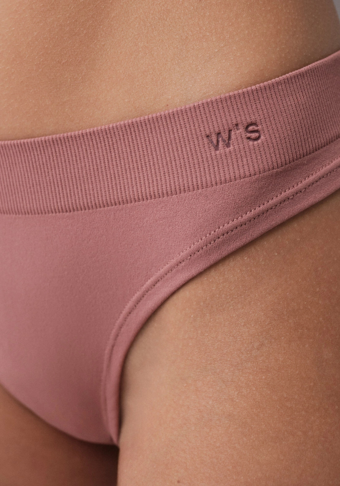 Pink Microfibre Mini String - Pink