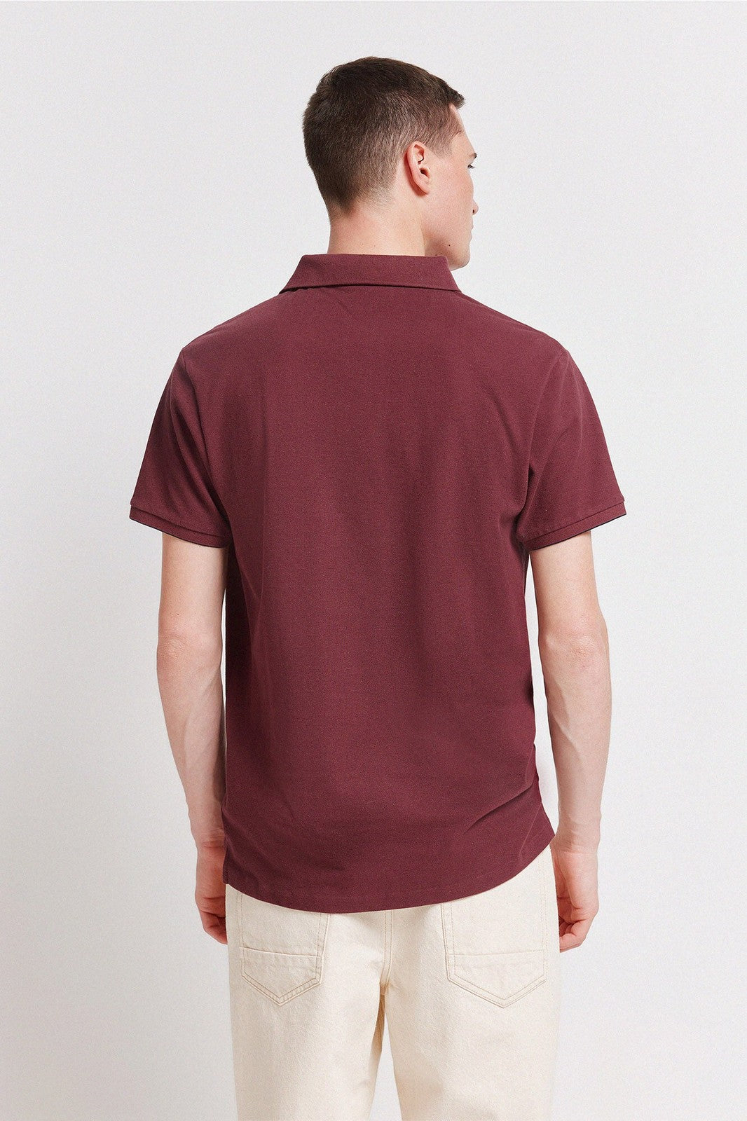 Slim Fit Polo Shirt - Red
