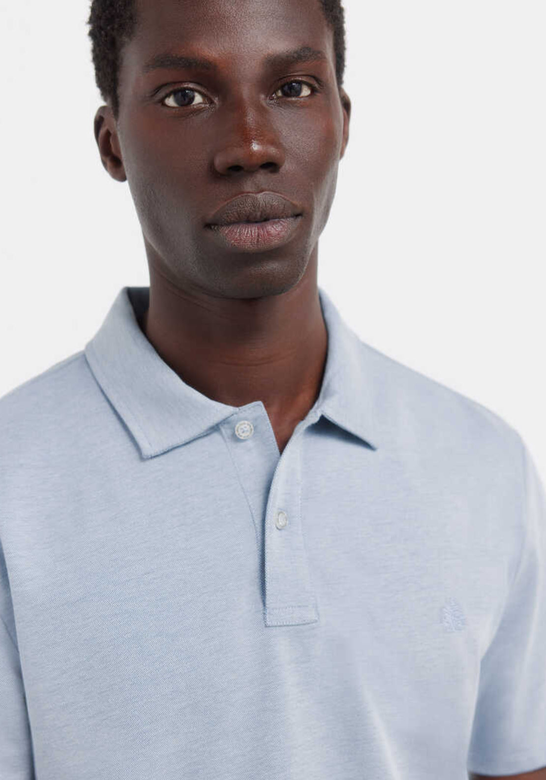 Plain Slim Fit Polo Shirt - Blue