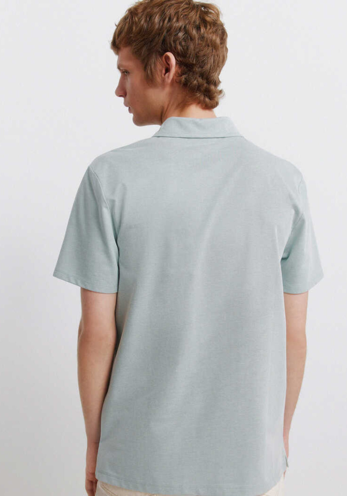 Plain Slim Fit Polo Shirt - Green
