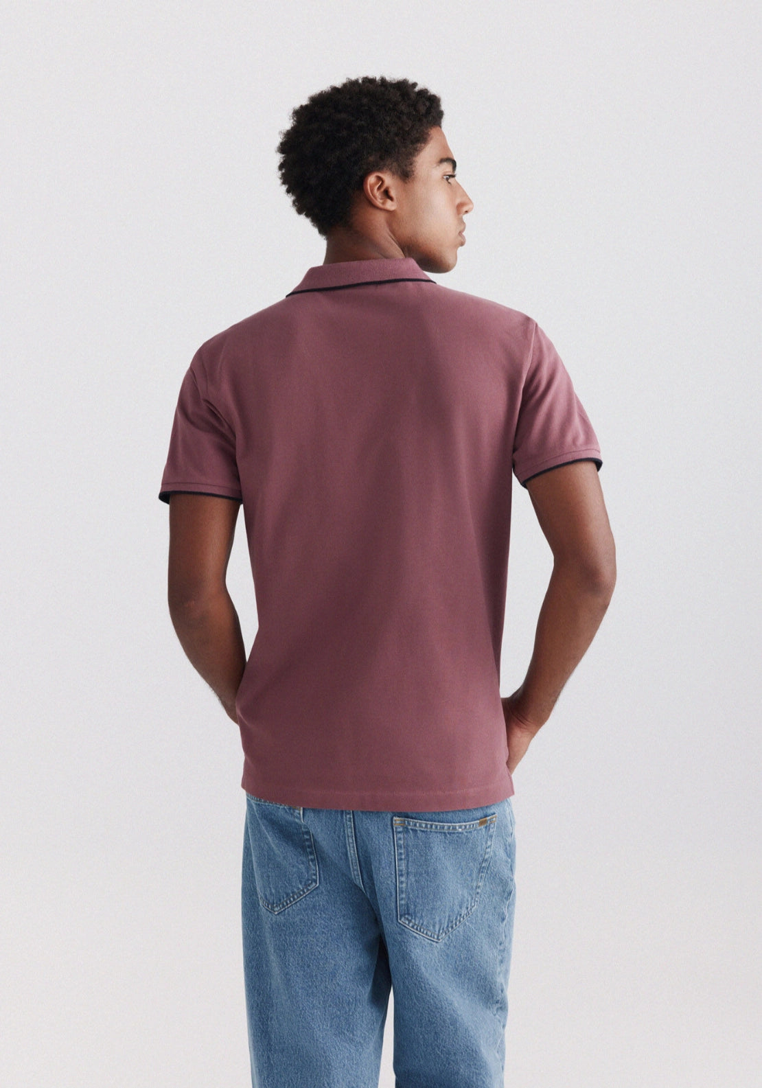 Slim Fit Polo - Red