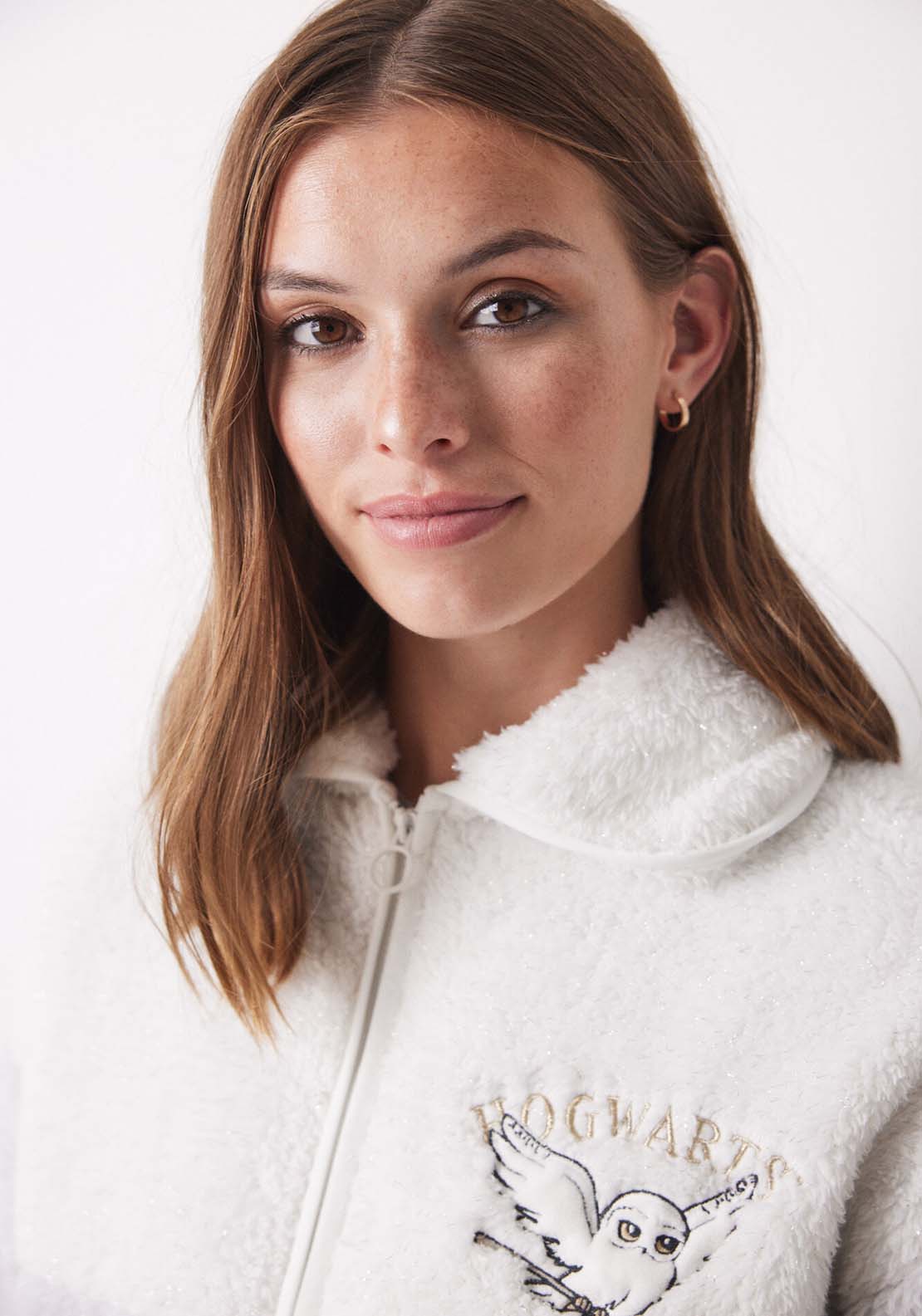 Womens Secret Harry Potter short fur robe - Grey 3 Shaws Department Stores