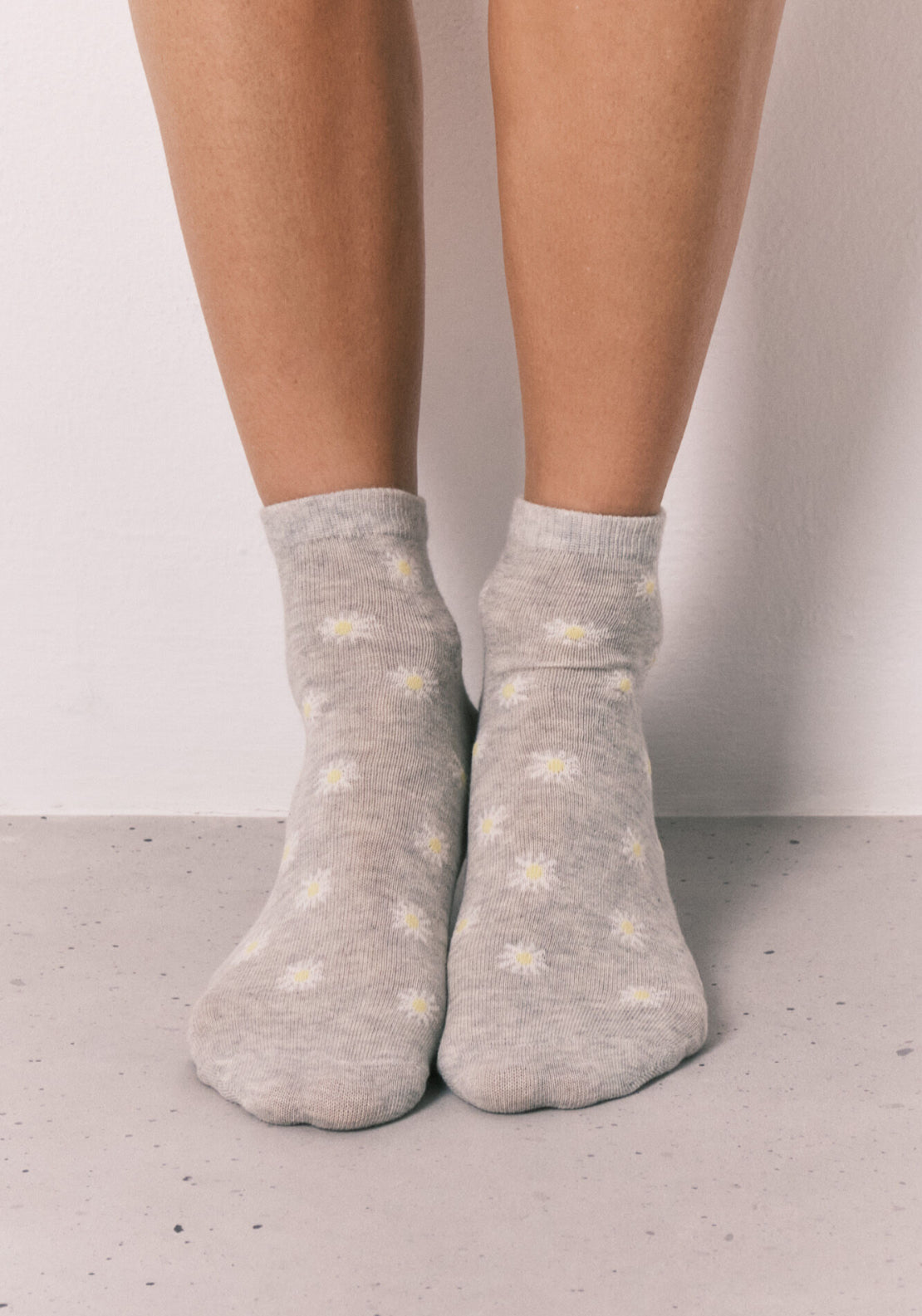 Pack 3 Short Floral Print Socks - Multicolour