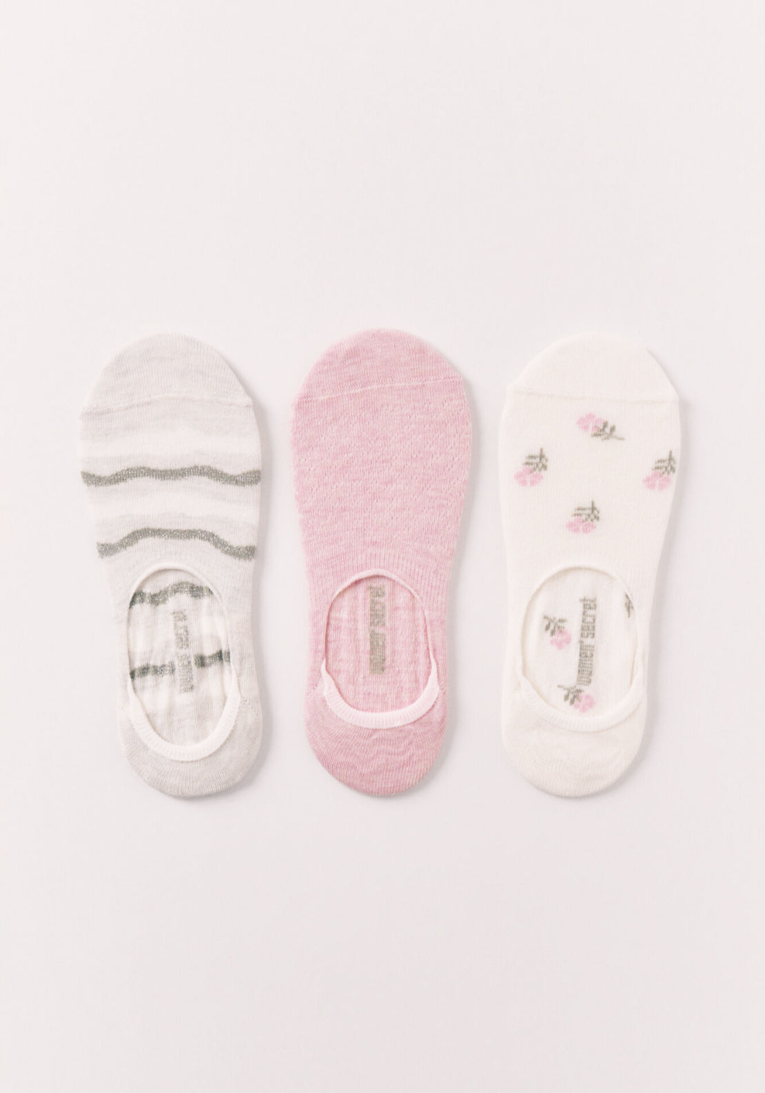 3-Pack Slip-On Socks In Cotton-Blend - Multicolour