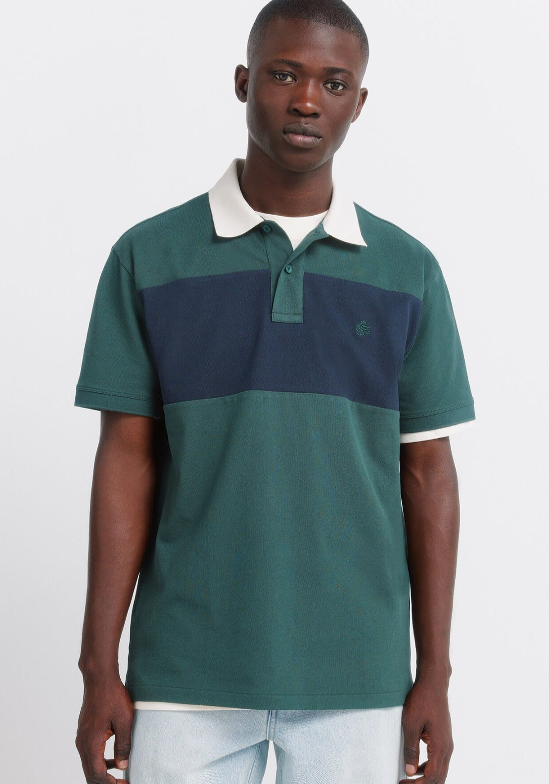 Pique Regular Fit Polo - Blue