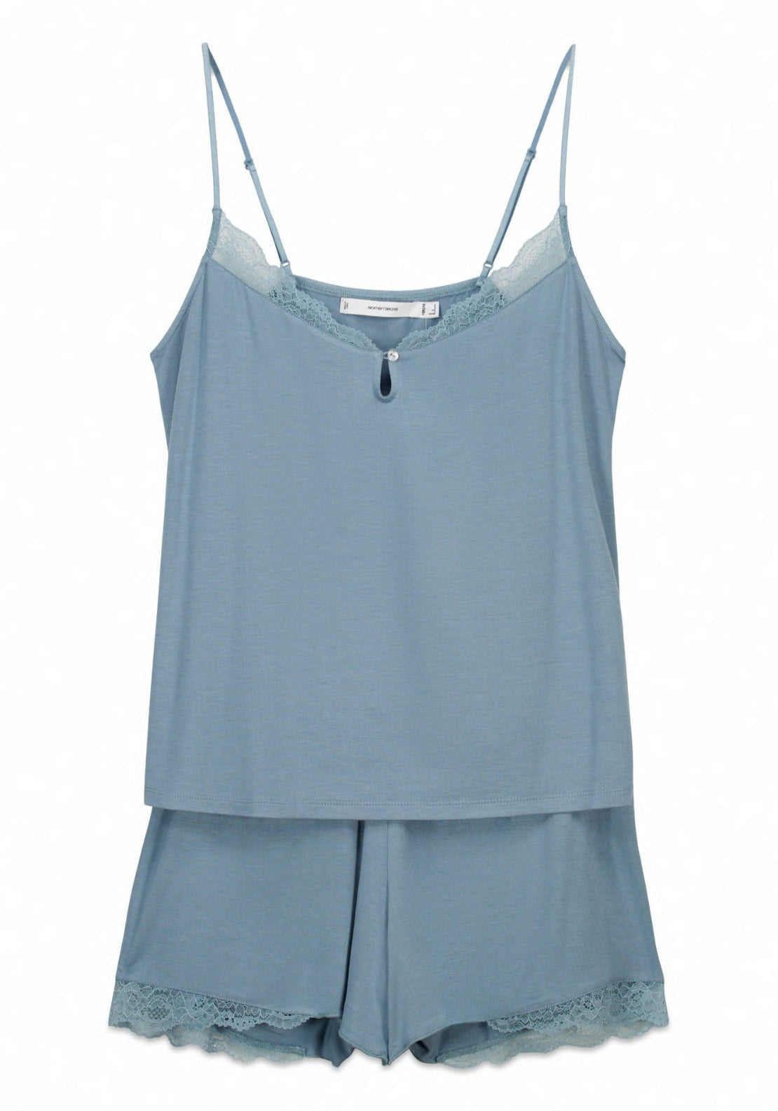 Viscose Soft Touch Short Pyjamas - Blue