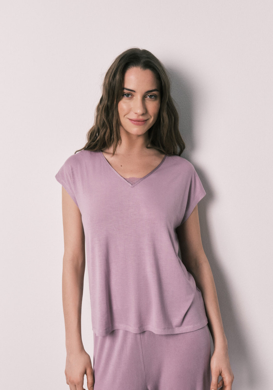 Viscose Soft Touch Capri Pyjamas - Pink