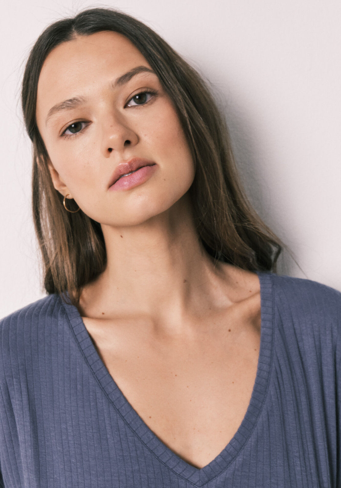 Soft Viscose Capri Pyjamas - Blue