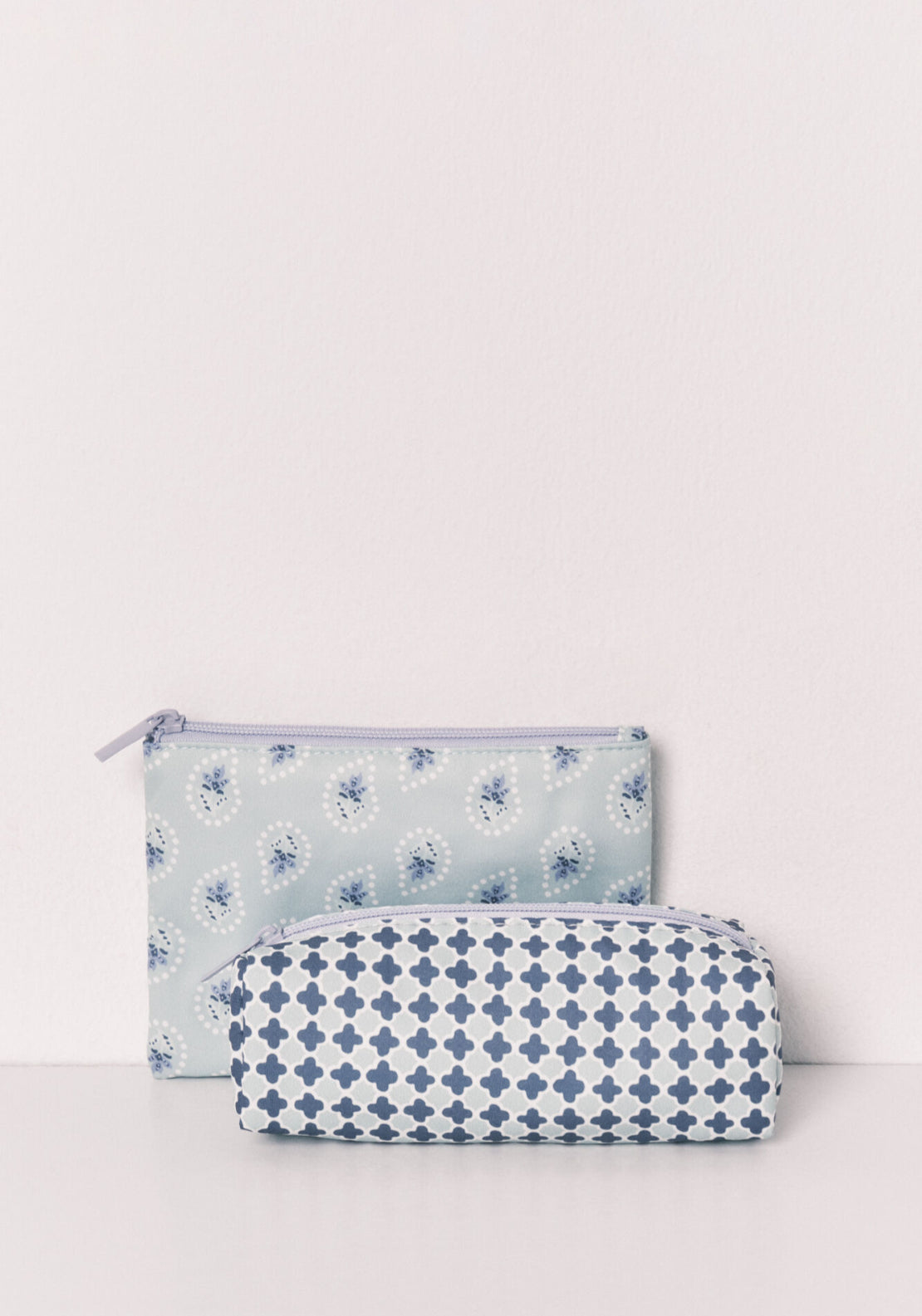 Patchwork Vanity Case 2-Pack - Pink