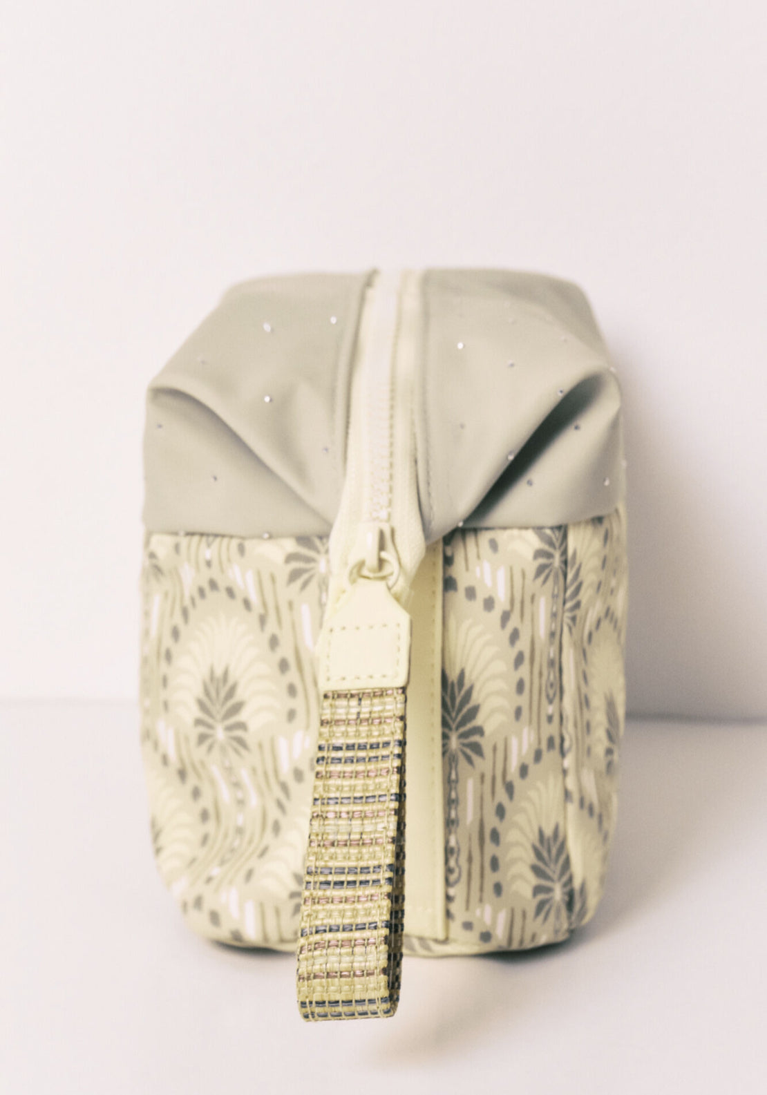 Printed Medium Vanity Case - Green