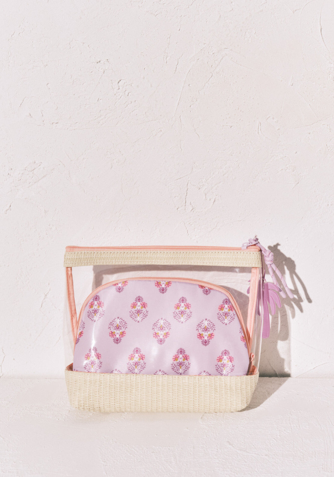 Transparent &amp; Printed Vanity Case 3-Pack - Multicolour