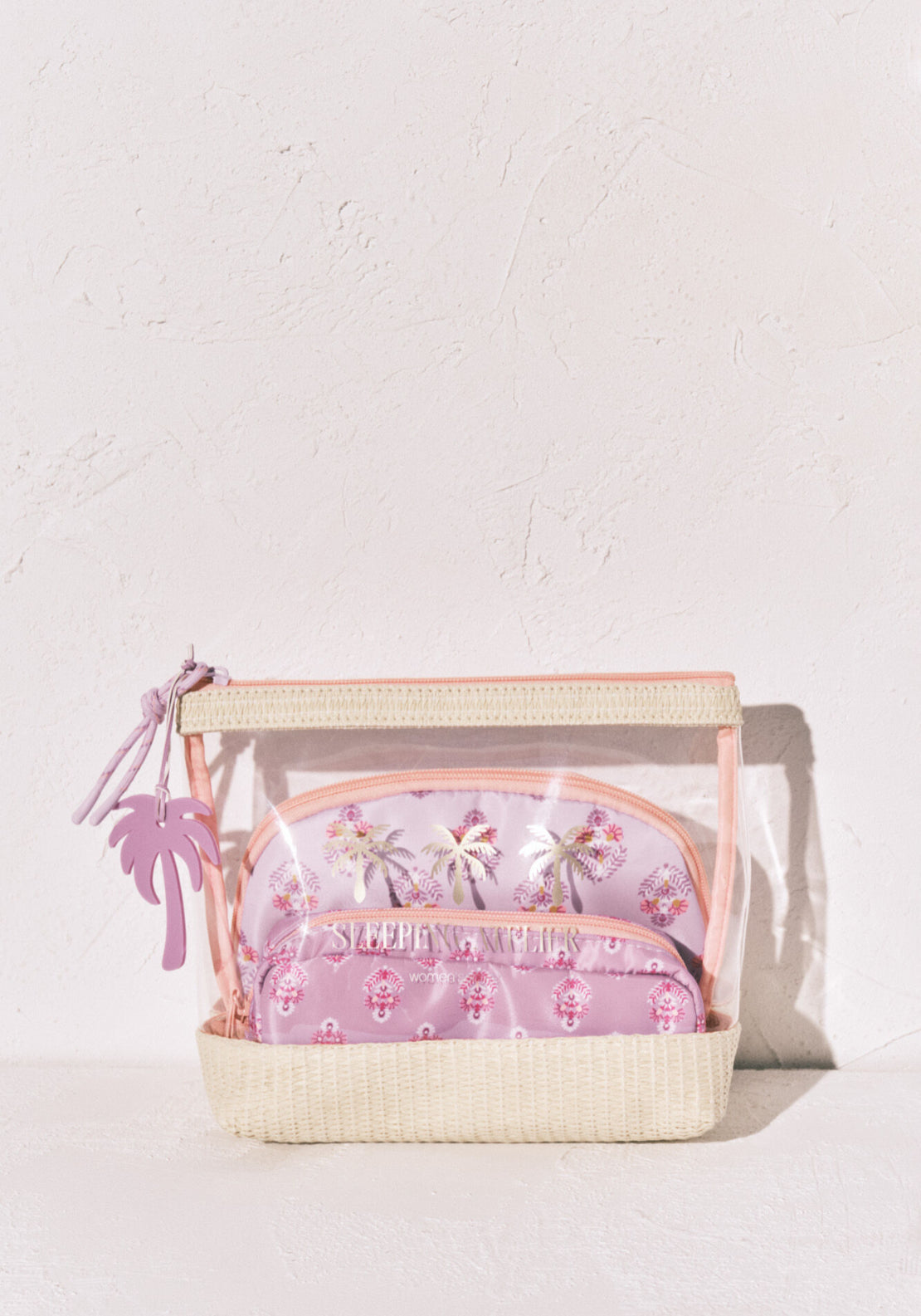 Transparent &amp; Printed Vanity Case 3-Pack - Multicolour