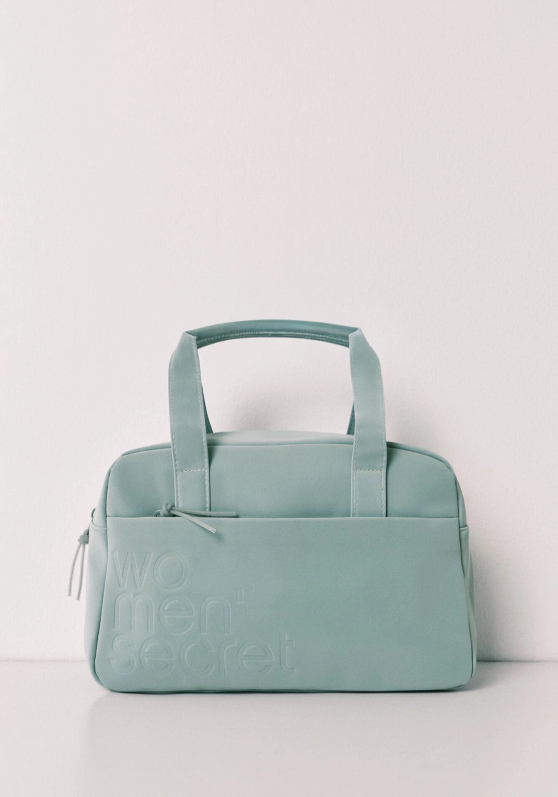 Large Vanity Case with Handles - Green