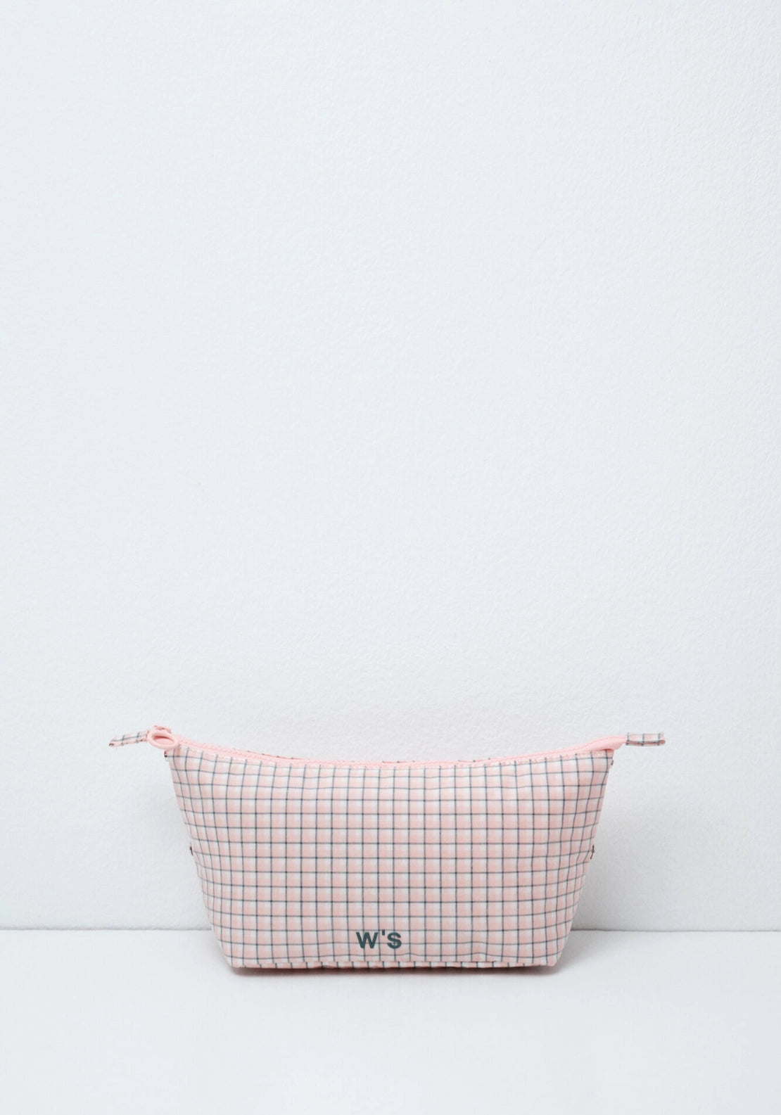 Plaid Medium Vanity Case With Handle - Multicolour