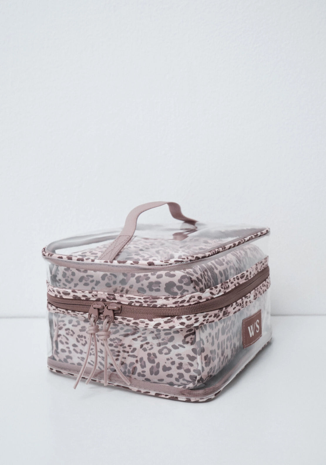 Animal Print Pack Of 3 Vanity Cases - Brown