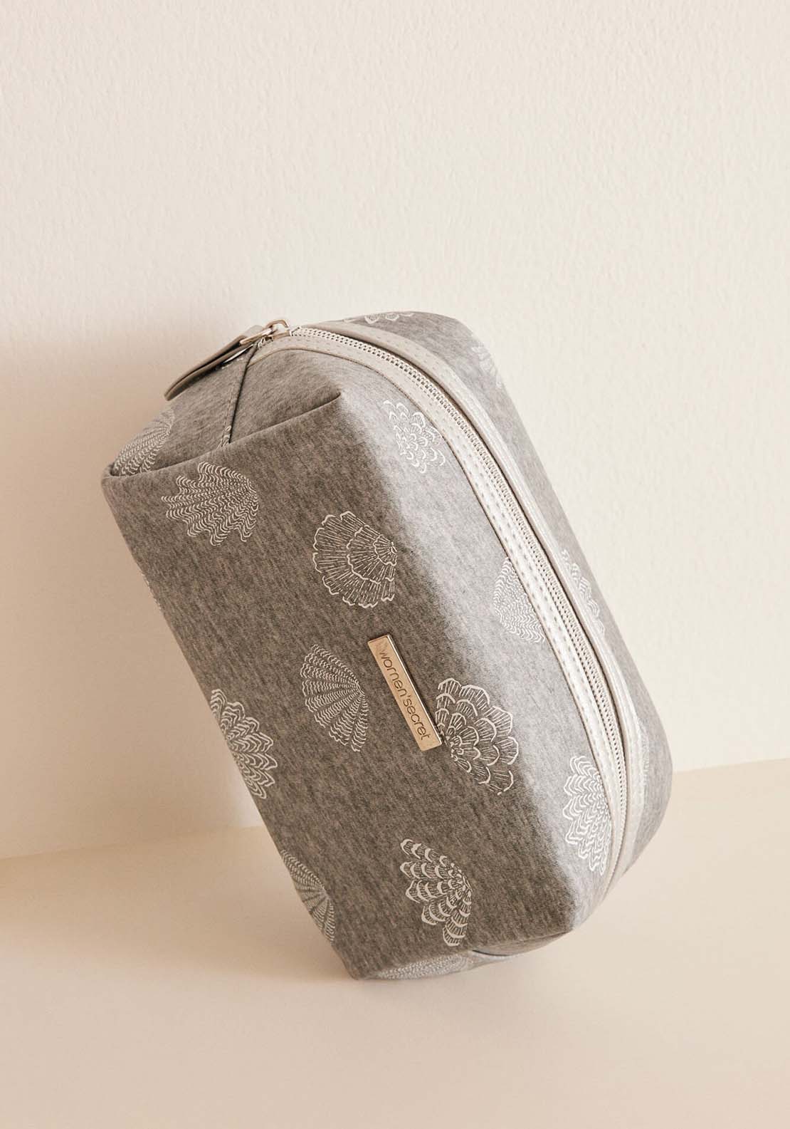 Womens Secret Medium-sized grey make-up case with stars in the sea - Grey 2 Shaws Department Stores