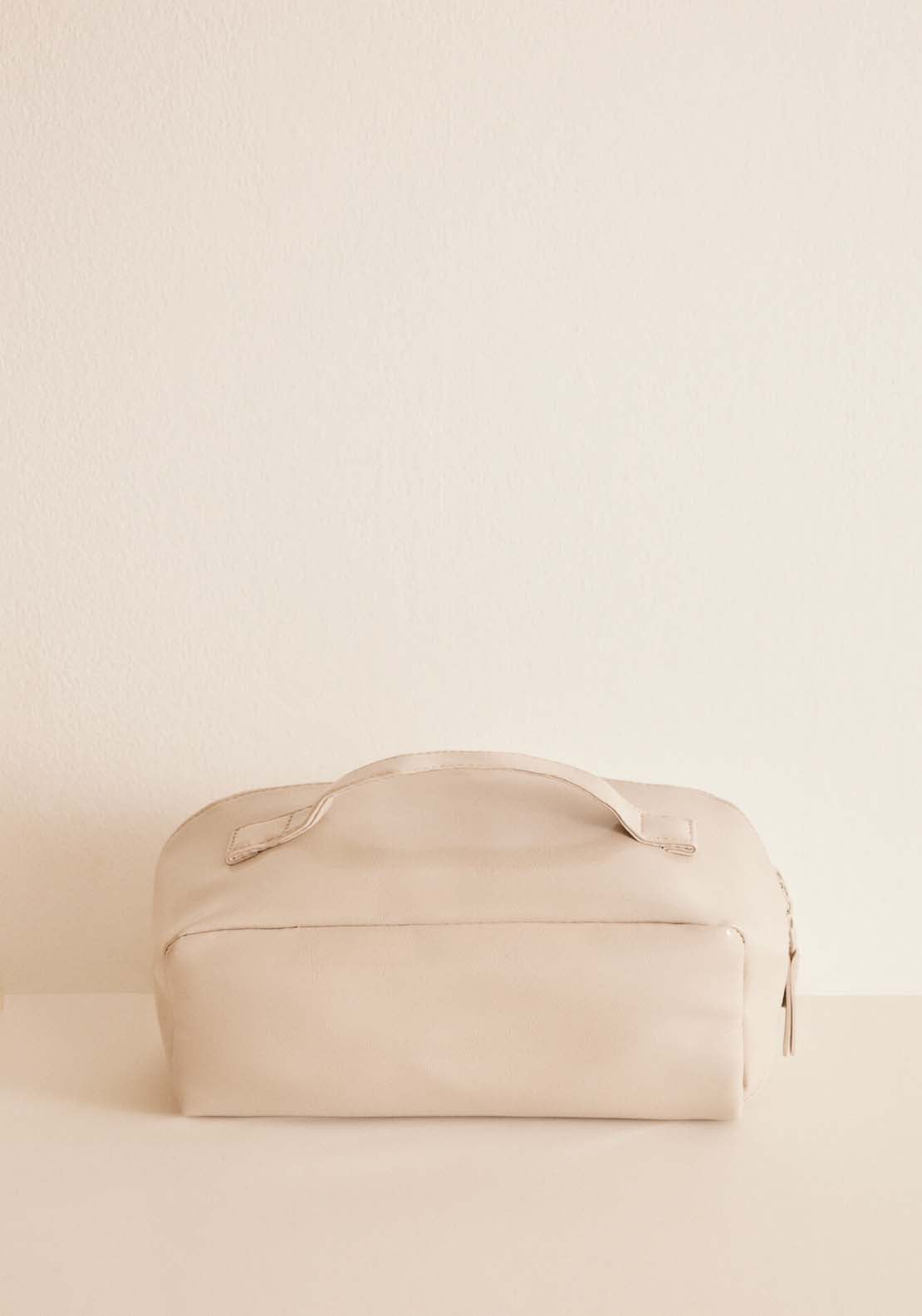 Womens Secret Medium gray patent toiletry bag - Grey 1 Shaws Department Stores