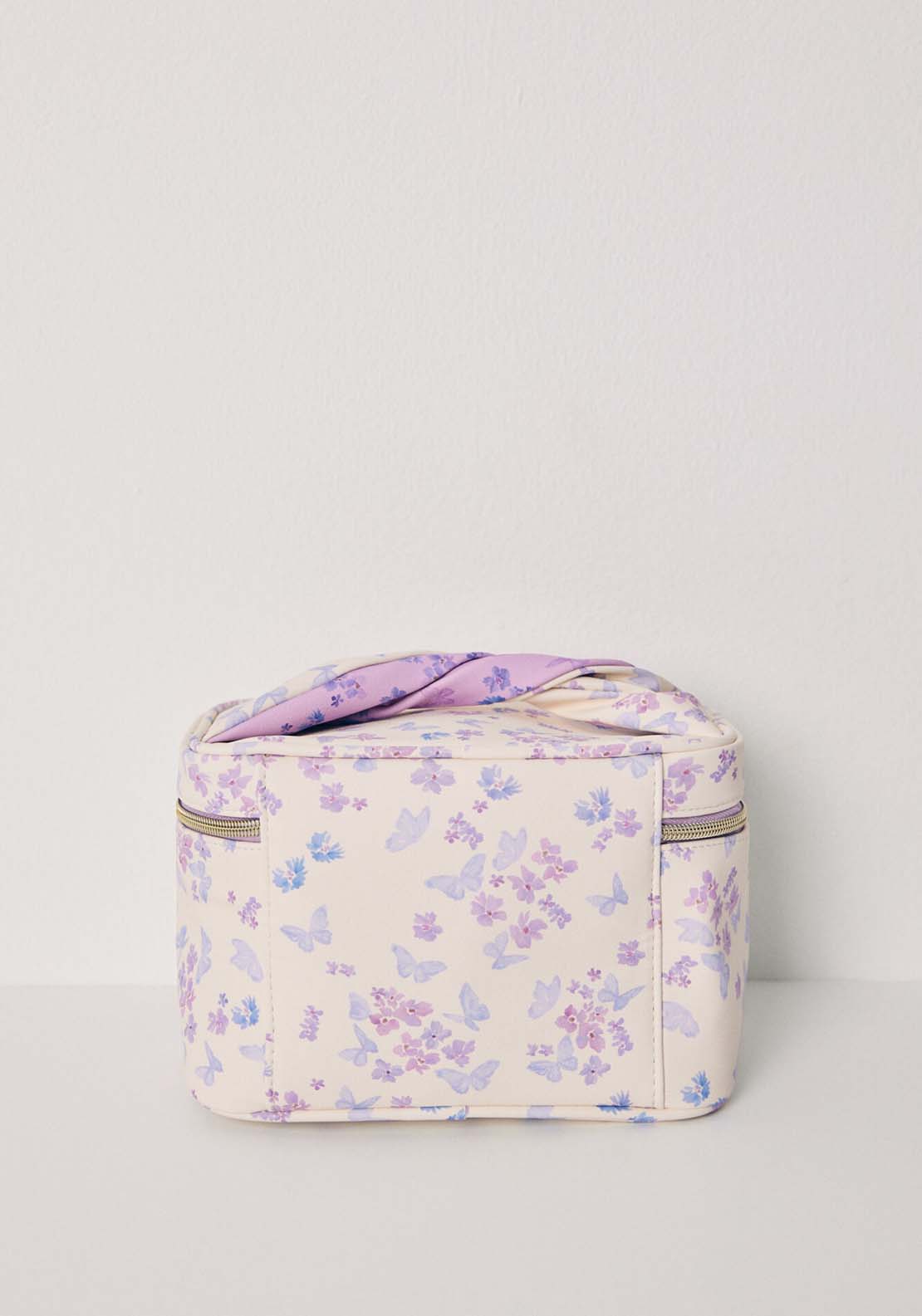Womens Secret Medium floral print chest toiletry bag - Pink 3 Shaws Department Stores