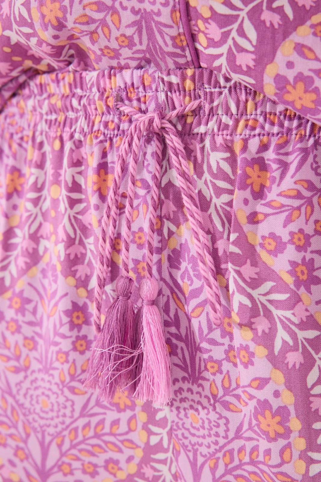 Womensecret Viscose boho print classic pyjamas - Purple 5 Shaws Department Stores