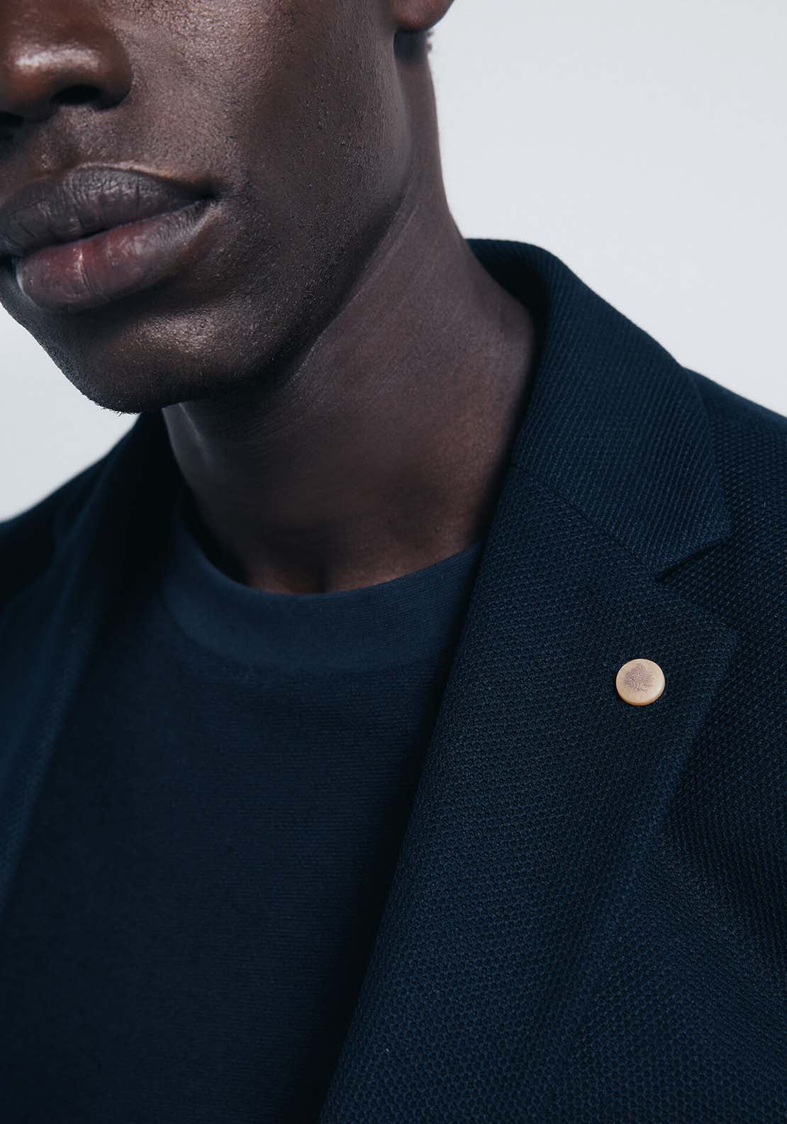 Birdseye Blazer - Blue