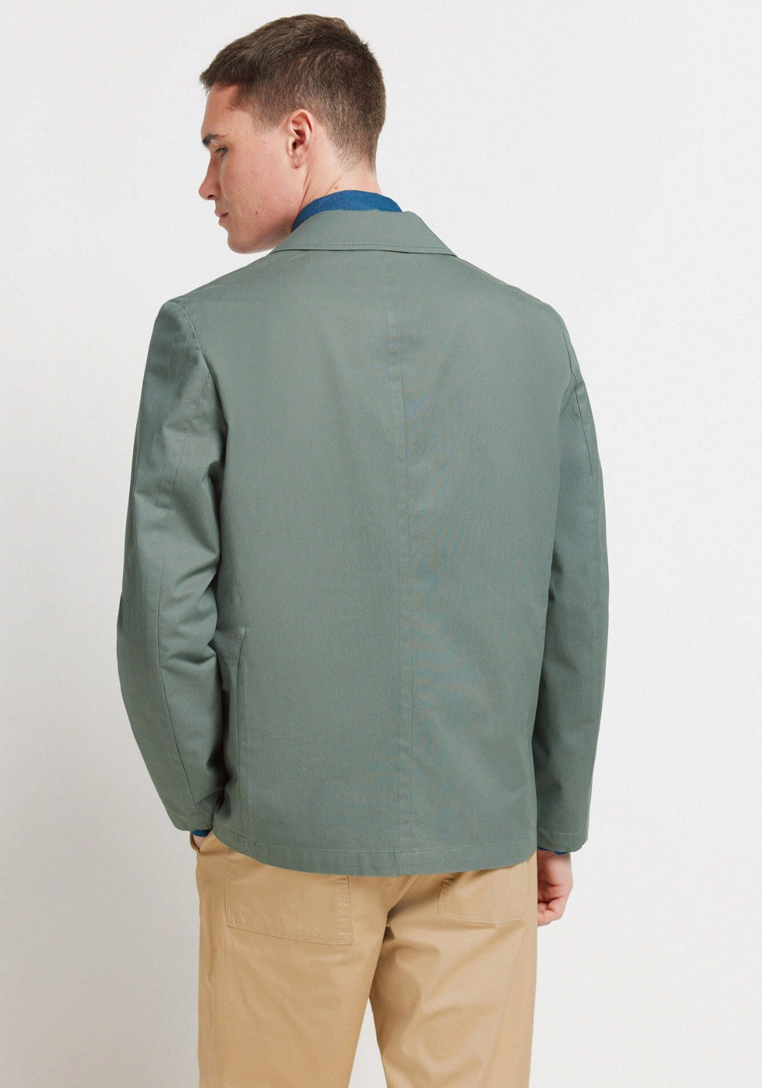 100% Cotton Blazer - Green