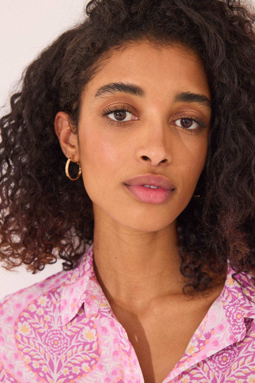 Womensecret Viscose camisole with allover boho print - Pink 4 Shaws Department Stores