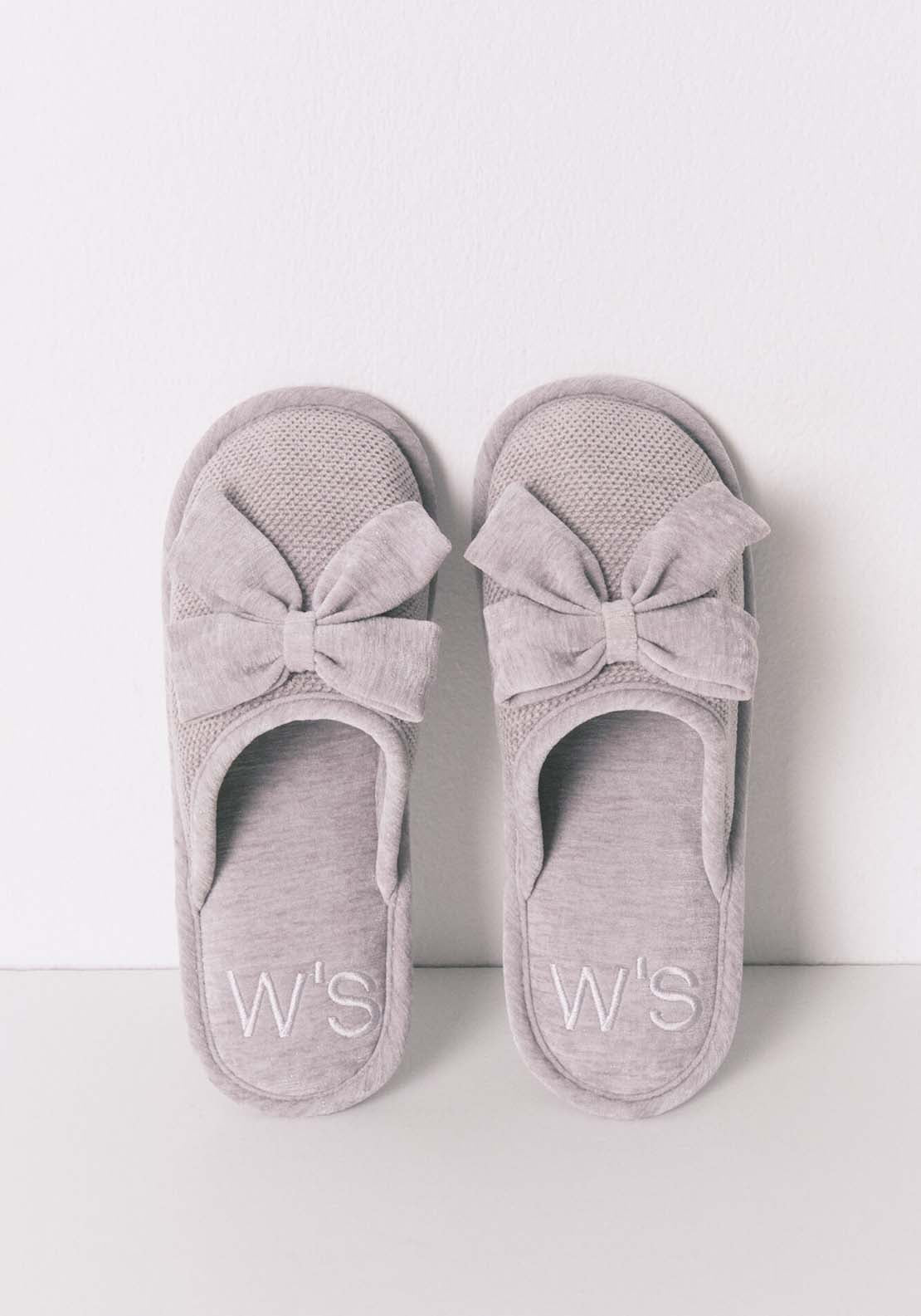 Open Slippers - Grey
