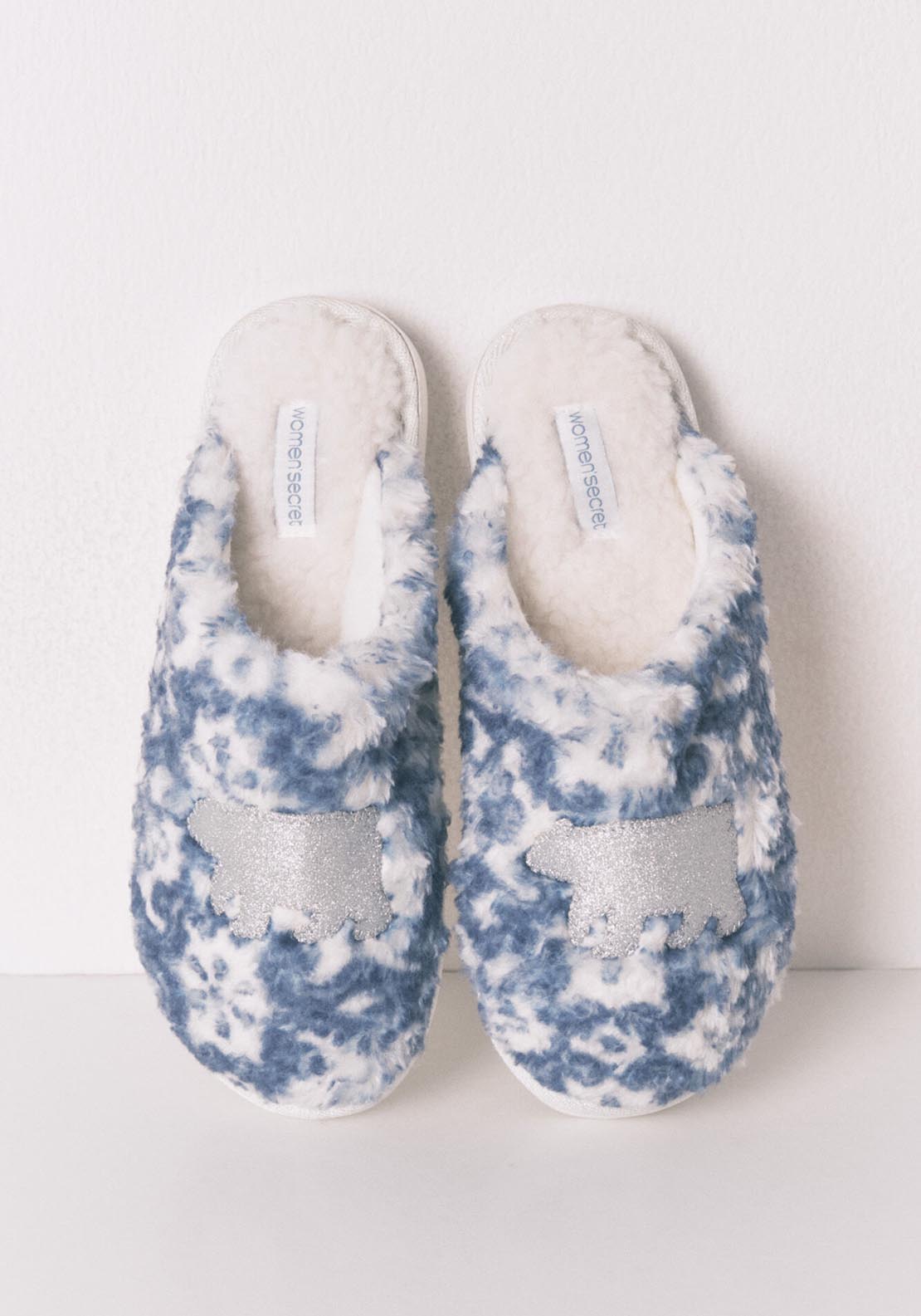 Womensecret Shower Slippers - Blue 3 Shaws Department Stores