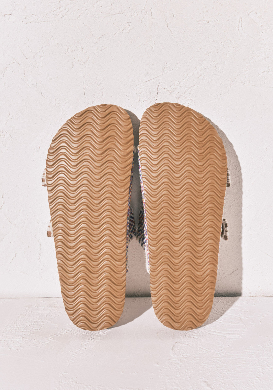 Topstitched Strap Sandal - Multicolour