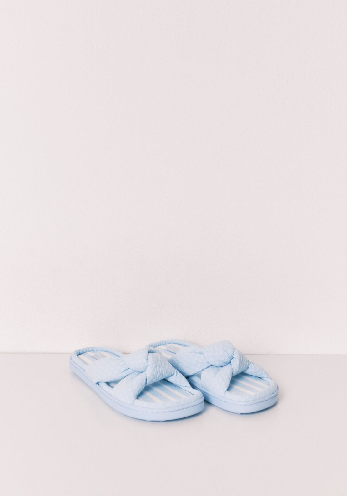 Volume Tie Slippers - Blue