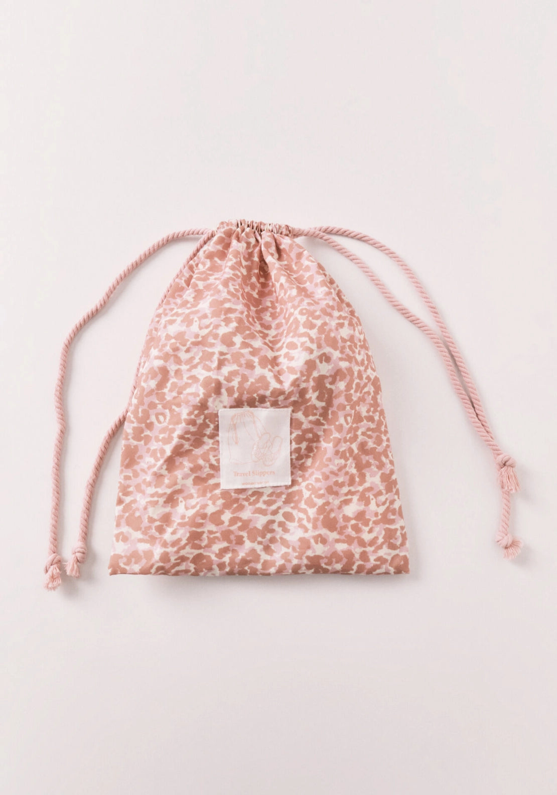 Animal Print Strap Slippers - Pink