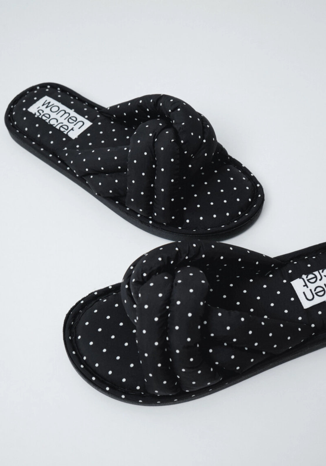 Womensecret Open Shower Knot Slippers - Black 3 Shaws Department Stores