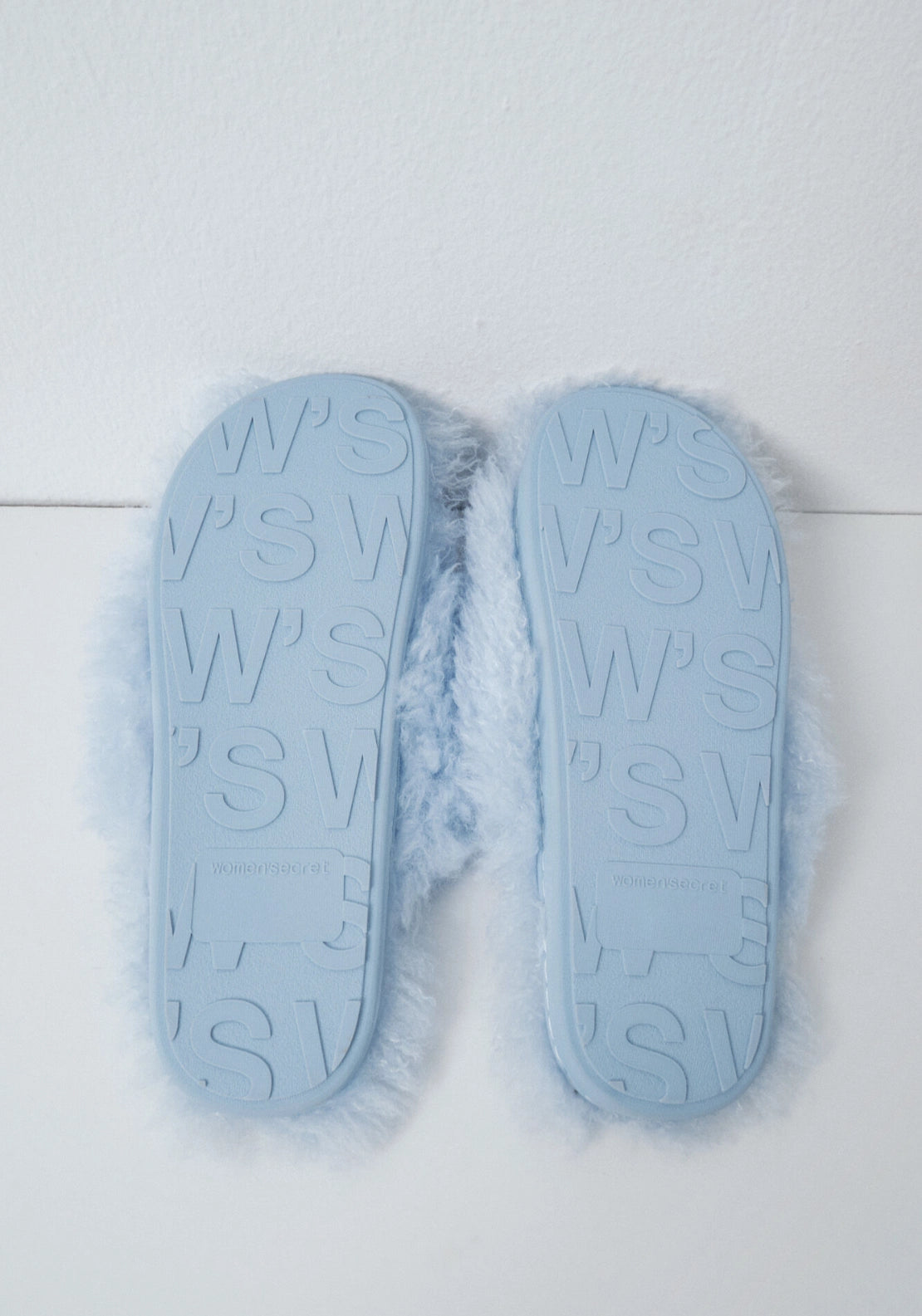 Plush Slippers - Blue