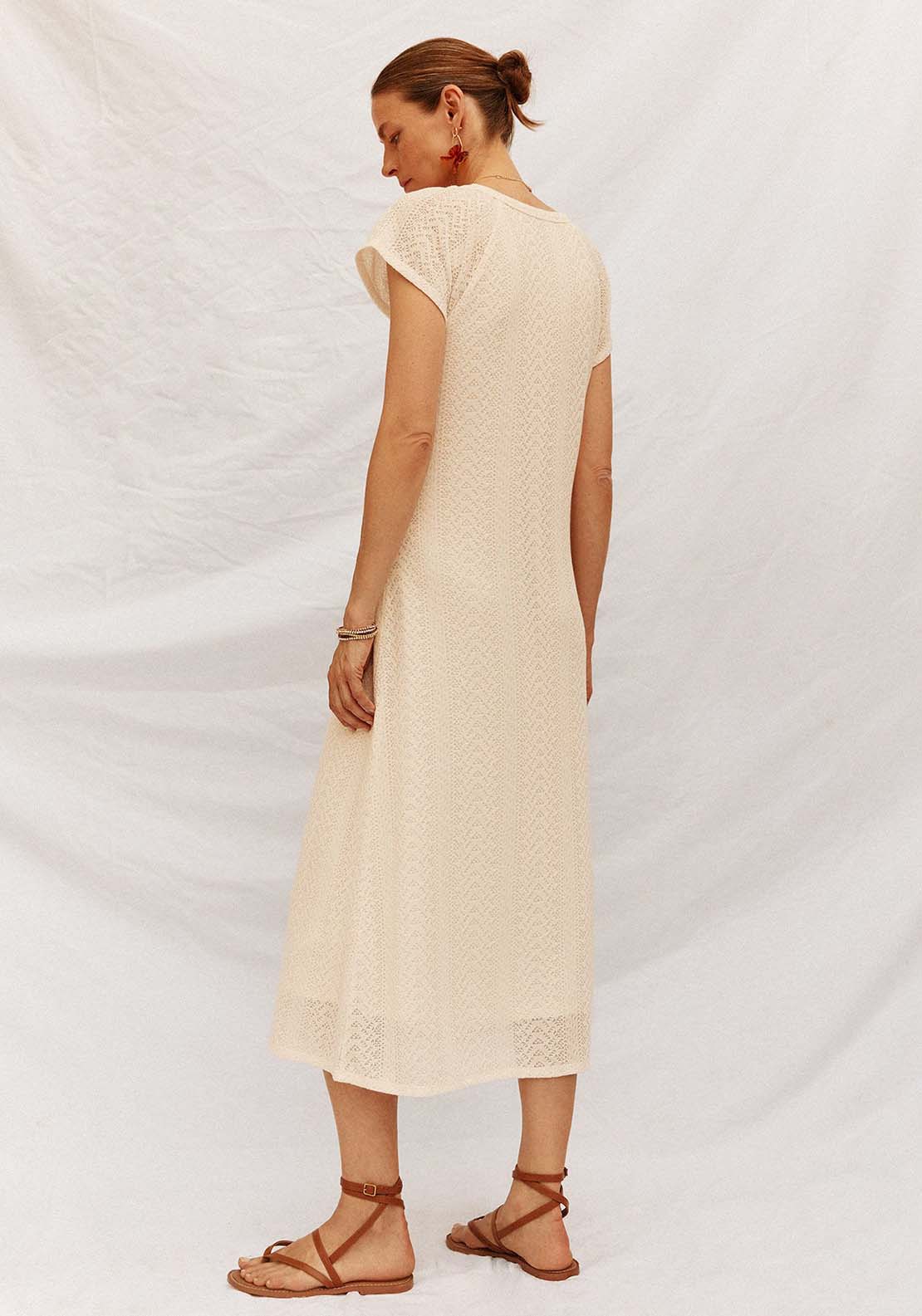 Structured Dress - Cream