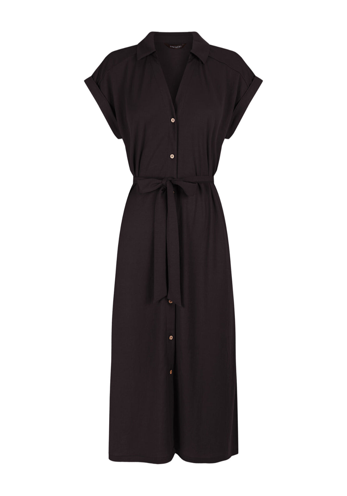 Shirt Dress - Black