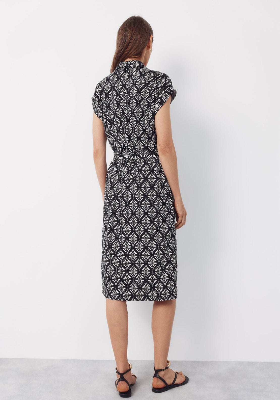 Cortefiel Shirt Dress - Grey 2 Shaws Department Stores