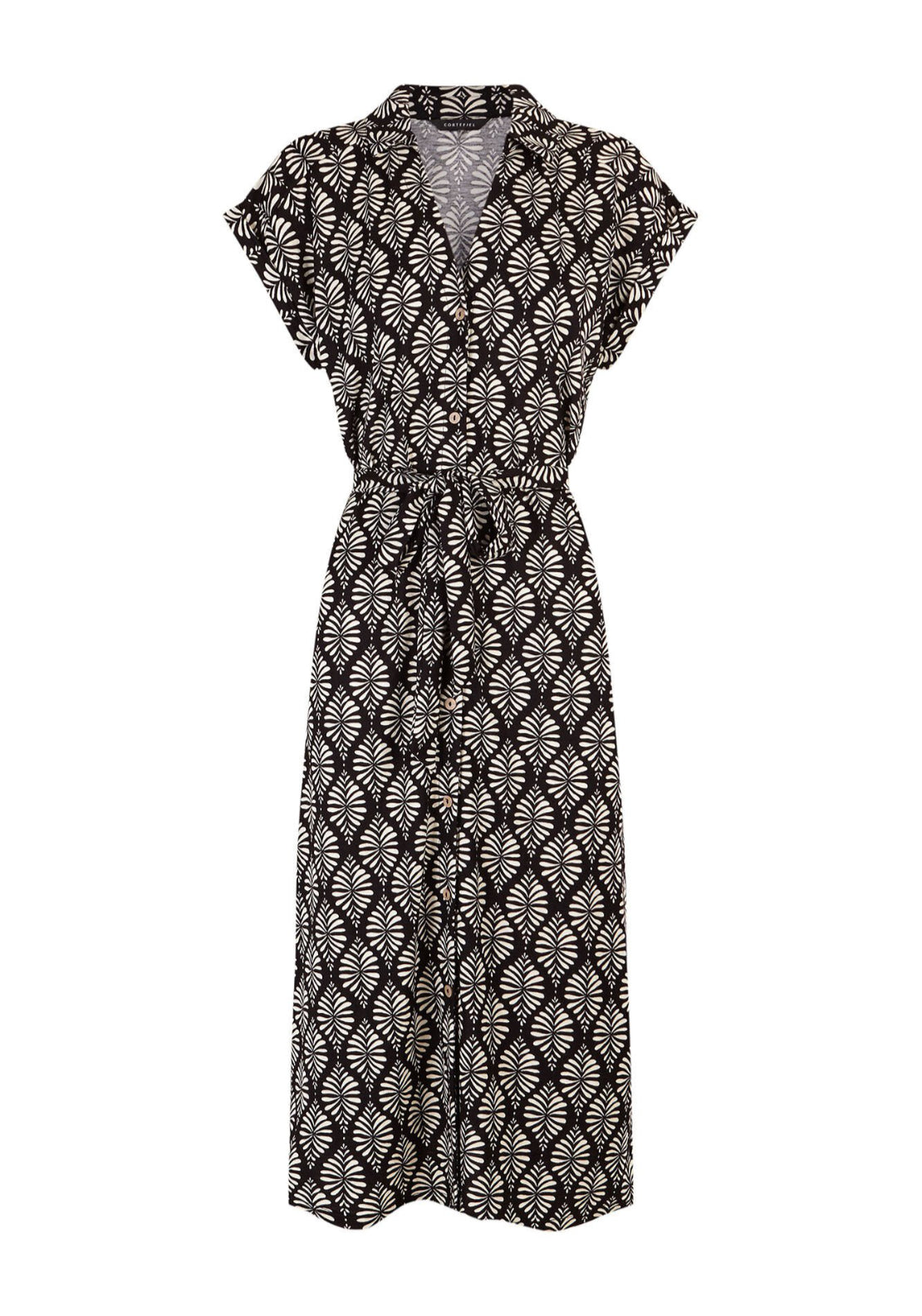 Cortefiel Shirt Dress - Grey 6 Shaws Department Stores