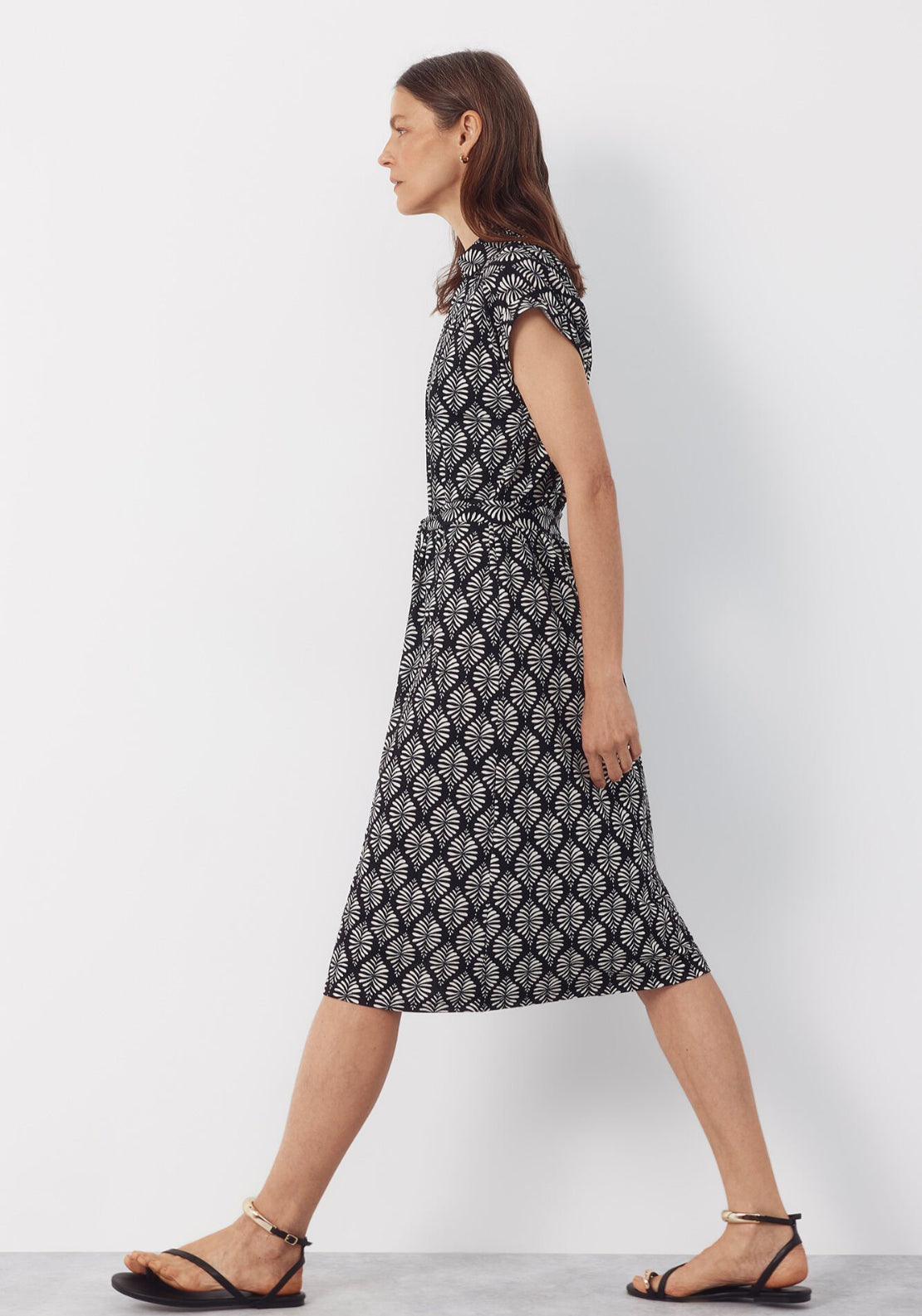 Cortefiel Shirt Dress - Grey 3 Shaws Department Stores