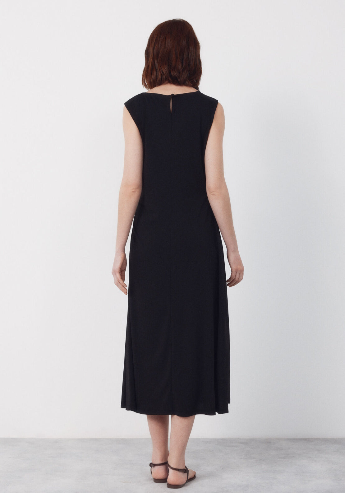 Side Knot Dress - Black
