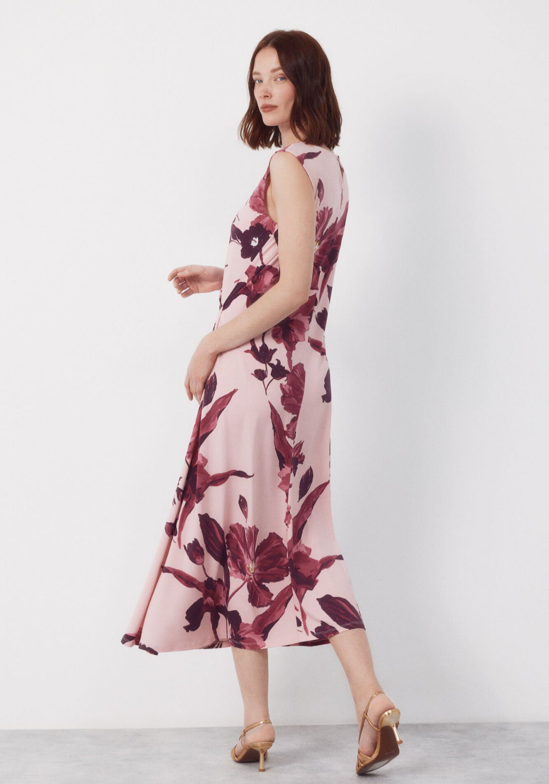 Cortefiel Side Knot Dress - Multicolour 2 Shaws Department Stores
